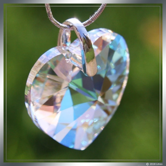 Crystal Heart Large: Power of Love of the Holy Spirit