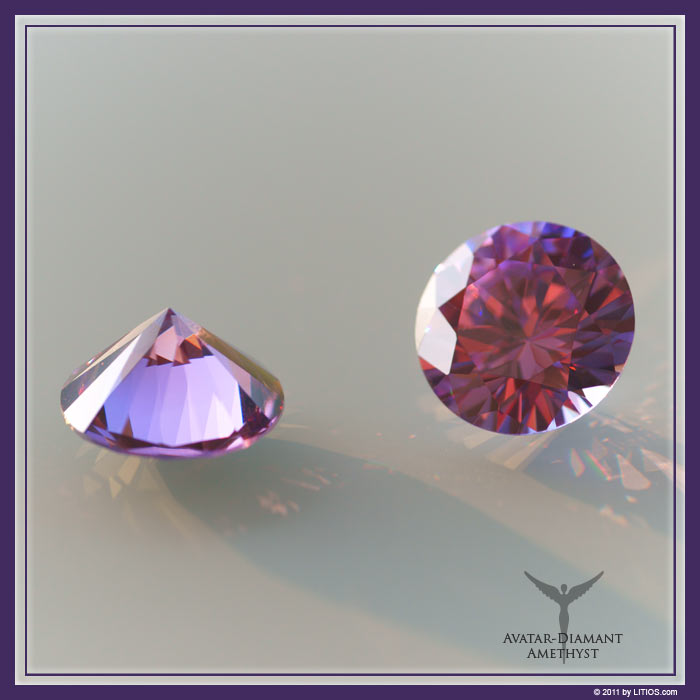 Avatar Diamond amethyst Diamond Flame of Eternal Life