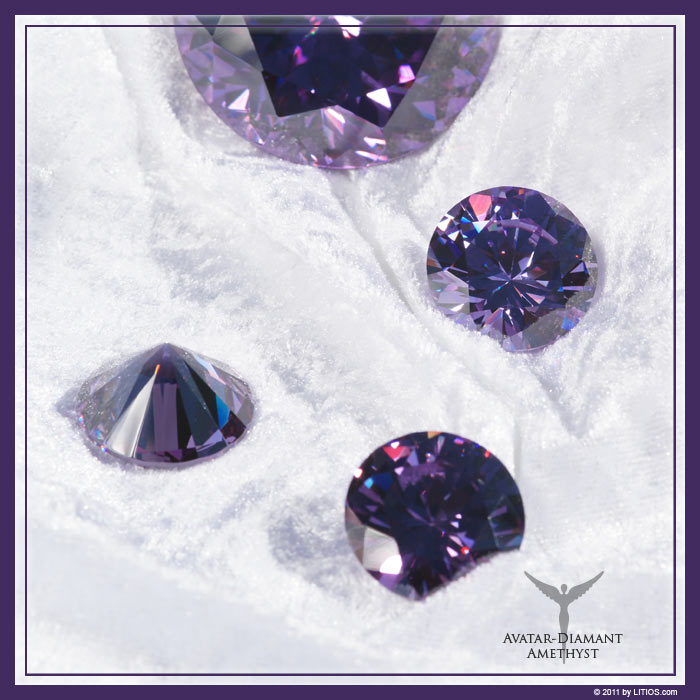 Avatar Diamond amethyst large Diamond Flame of Eternal Life