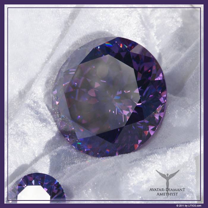 Avatar Diamond amethyst large Diamond Flame of Eternal Life