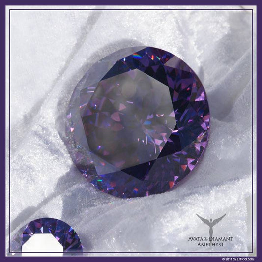 Avatar Diamond amethyst large Diamond Flame of Eternal Life