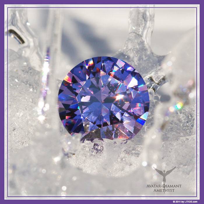 Avatar Diamond amethyst Diamond Flame of Eternal Life