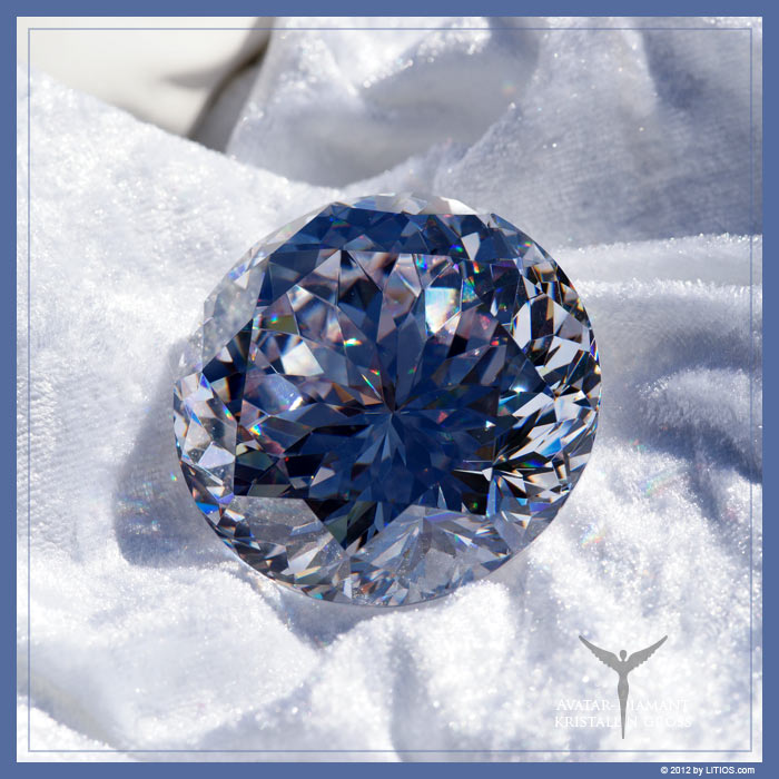 Avatar Diamond crystalline large Diamond Flame of Oneness