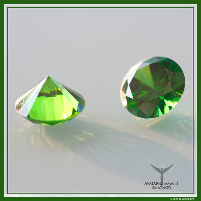 Avatar Diamond emerald green Diamond Flame of Rebirth and Re-Creation