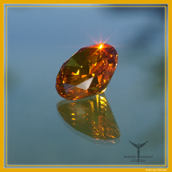 Avatar Diamond golden Golden Flame of Bliss