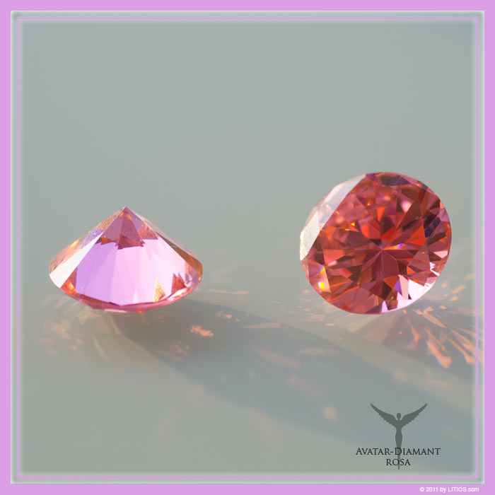 Avatar Diamond pink large Diamond Flame of Unconditional Love and Grace