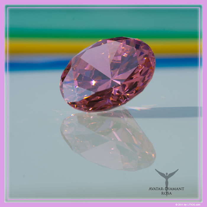 Avatar Diamond pink large Diamond Flame of Unconditional Love and Grace