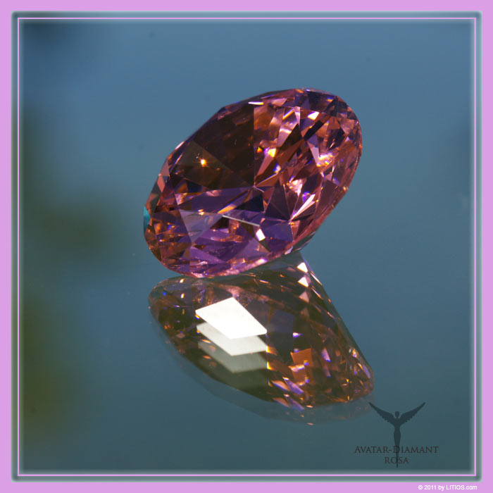 Avatar Diamond pink large Diamond Flame of Unconditional Love and Grace