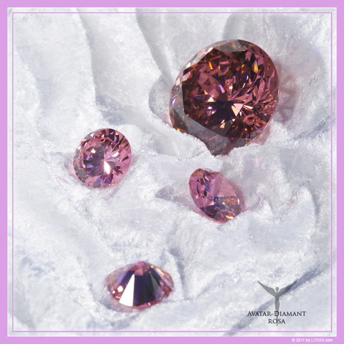 Avatar Diamond pink large Diamond Flame of Unconditional Love and Grace