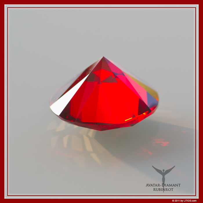 Avatar Diamond ruby red large Diamond Flame of Primordial Creation