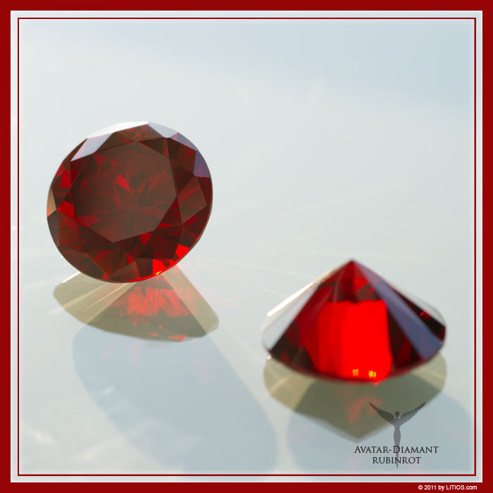 Avatar Diamond ruby red Diamond Flame of Primordial Creation