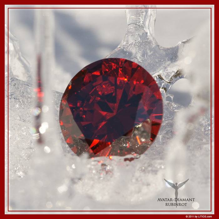 Avatar Diamond ruby red Diamond Flame of Primordial Creation