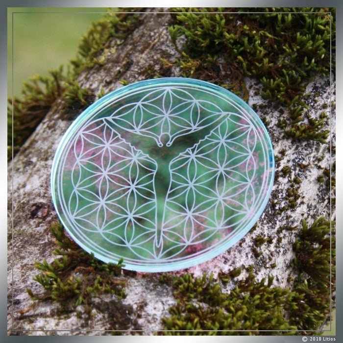 Flower of Life Aura Healing Disc Aura and chakra balancing tool