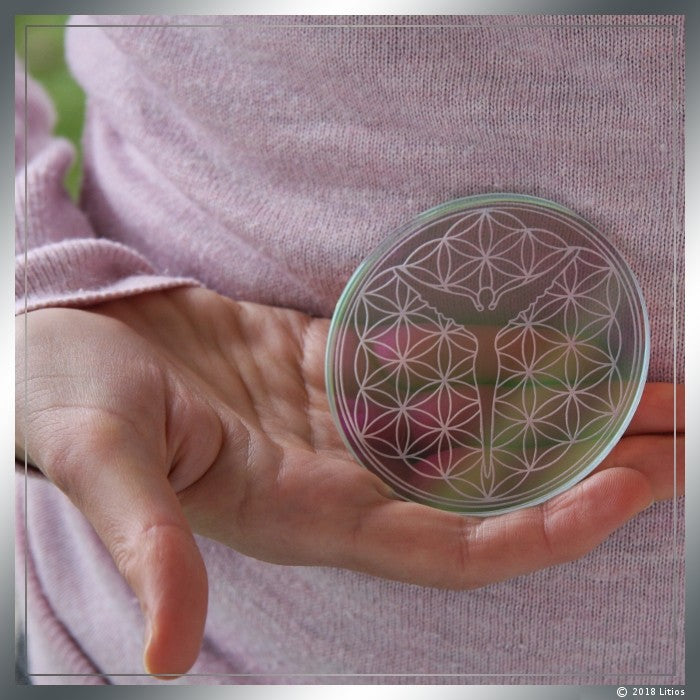 Flower of Life Aura Healing Disc Aura and chakra balancing tool