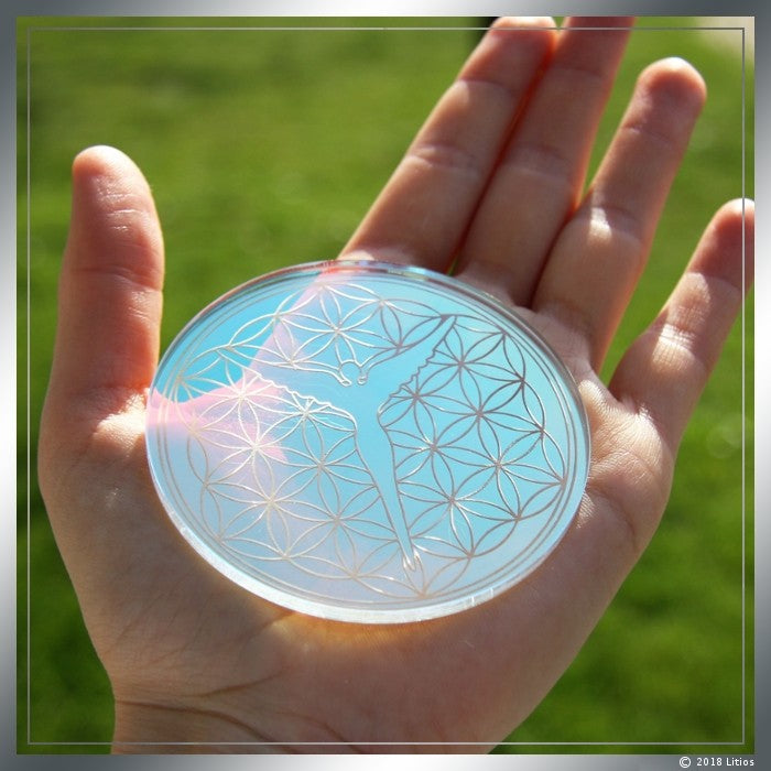 Flower of Life Aura Healing Disc Aura and chakra balancing tool