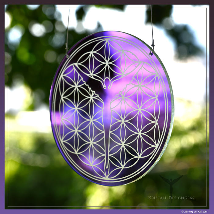 Flower of Life Disc (Small) Windows into Higher Light Dimensions