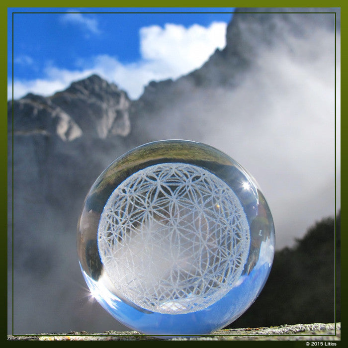 Flower of Life Sphere diamond