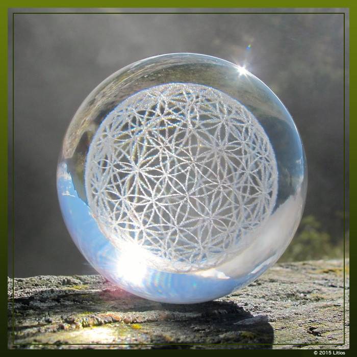 Flower of Life Sphere diamond