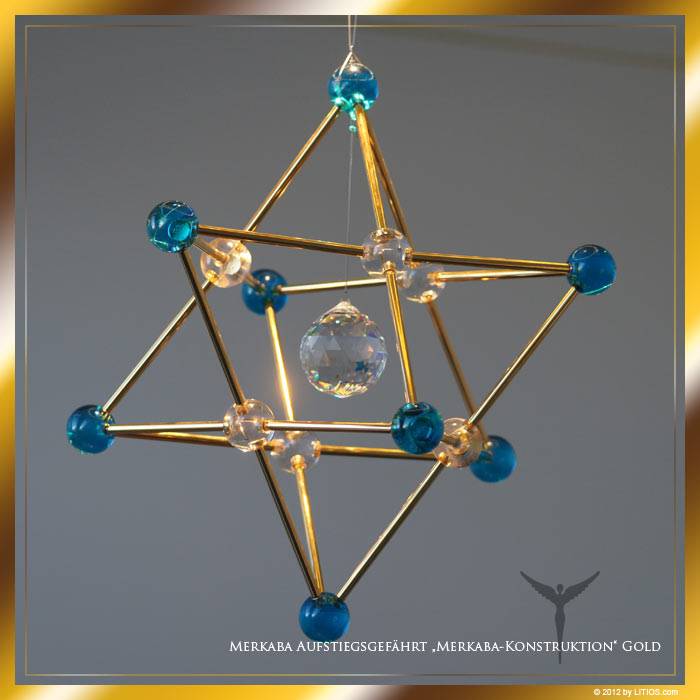 Merkaba of Ascension gold The Vehicle of Ascension - gold-plated