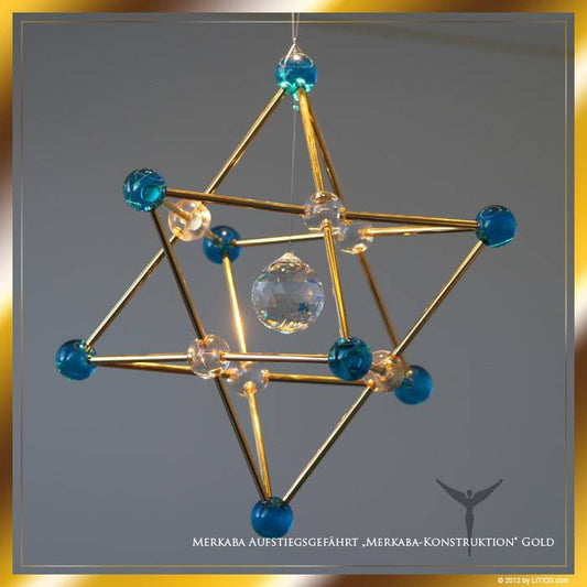 Merkaba of Ascension gold The Vehicle of Ascension - gold-plated