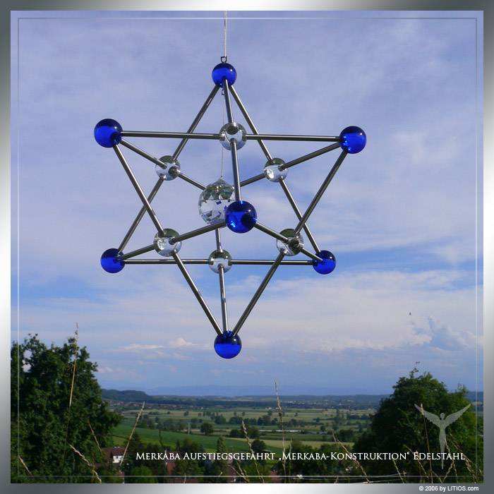 Merkaba of Ascension silver The Vehicle of Ascension - stainless steel