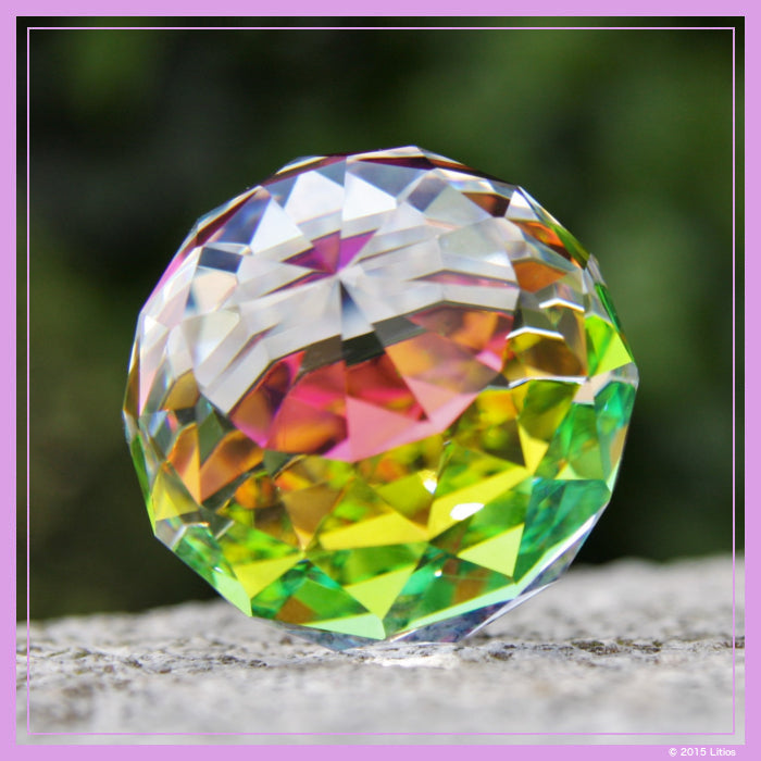 Prism Sphere diamond Drops of Grace from the Heart of Mary