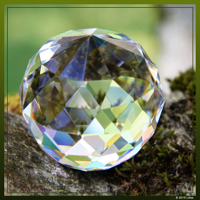 Prism Sphere diamond Drops of Grace from the Heart of Mary