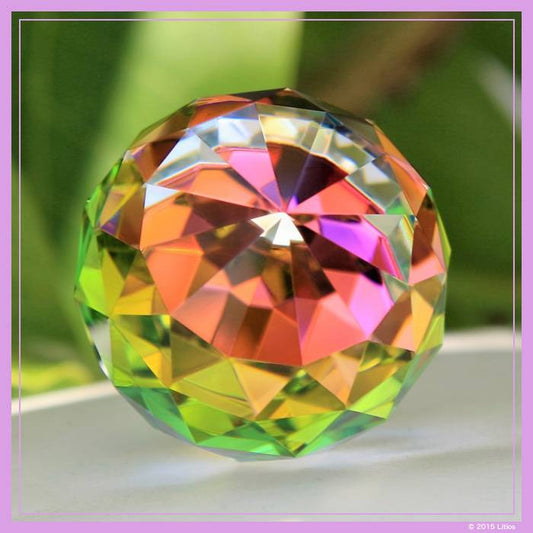 Prism Sphere diamond Drops of Grace from the Heart of Mary